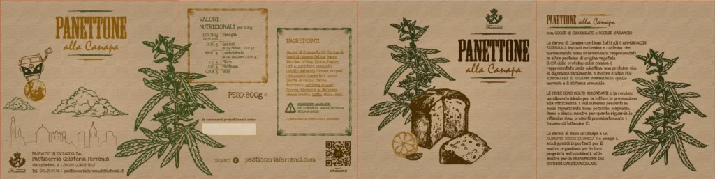 Packaging pasticceria Ferrandi